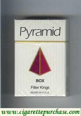Pyramid Box Filter Kings cigarettes hard box